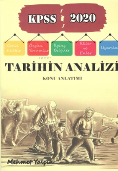  KPSS 2020 Tarihin Analizi Konu Anlatımı | Mehmet Yalçın | Liman Yayınevi | 9786056538063 | 
