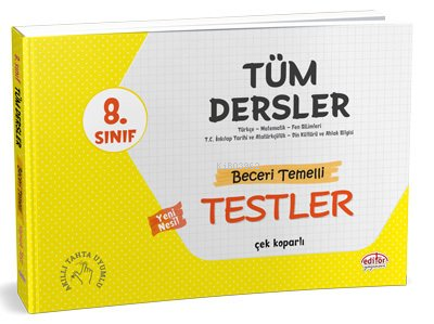 Editör 8.Sınıf Tüm Dersler Beceri Temelli Testler