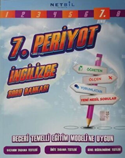  7 Sınıf İngilizce Periyot Soru Bankası | 7 Sınıf İngilizce Periyot Soru Bankası | Kolektif | Netbil Yayıncılık | 9786257542968 