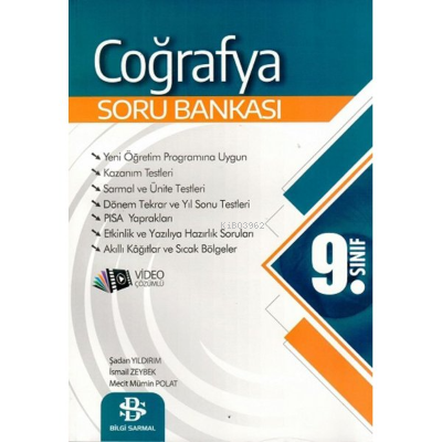  9 Sınıf Coğrafya Soru Bankası | 9 Sınıf Coğrafya Soru Bankası | Kolektif | Bilgi Sarmal | 9786257905763 