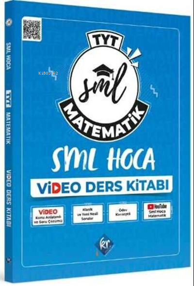  Kr Akademi SML Hoca TYT Matematik Video Ders Kitabı | Kolektif | KR Akademi | 9786257628822 | 