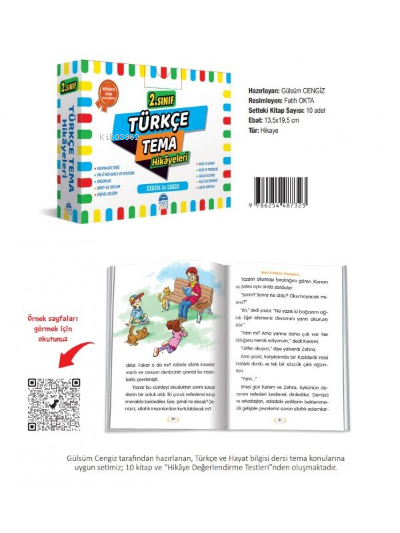  2 Sınıf Türkçe Tema Hikayeleri | Kolektif | Martı Çocuk Yayınları | 9786254487323 | 