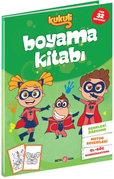  Kukuli Boyama Kitabı | Kolektif | Beta Kids | 9786254232183 | 