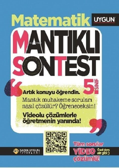  5Sınıf Mantıklı Son Test Matematik | Kolektif | Sadık Uygun Yayınları | 9786052362402 | 