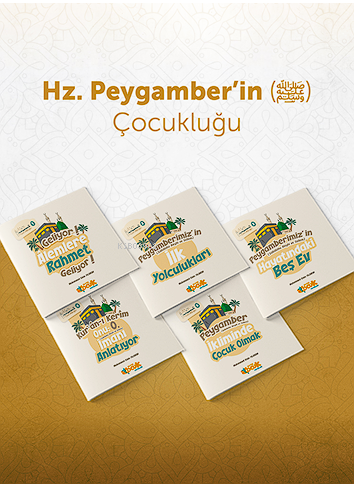  Peygamber Efendimiz(sas) Çocukluğu (5 kitap) | Peygamber Efendimiz(sas) Çocukluğu (5 kitap) | İmuhammed Emin Yıldırım | Siyer Yayınları | 9786059487450 