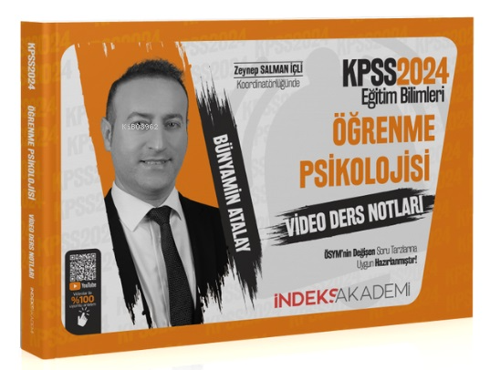  2024 KPSS Eğitim Bilimleri Öğrenme Psikolojisi Video Ders Notları Bünyamin Atalay İndeks Akademi Yayıncılık | 2024 KPSS Eğitim Bilimleri Öğrenme Psikolojisi Video Ders Notları Bünyamin Atalay İndeks Akademi Yayıncılık | Bünyamin Atalay | İndeks Akademi Yayıncılık | 9786259936611 