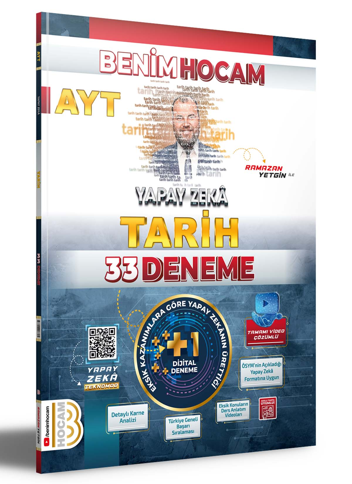 2024 AYT Yapay Zekâ Tarih 33 Deneme Benim Hocam Yayınları