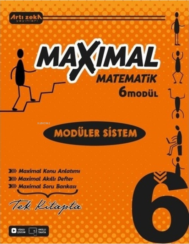  Artı Zeka 6Sınıf Maximal Matematik Modüler Sistem Seti 6 Modül | Kolektif | Artı Zeka Yayınları | 9786057781727 | 