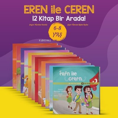 Eren İle Ceren İlk Okuma Serisi (12 Kitap Takım)