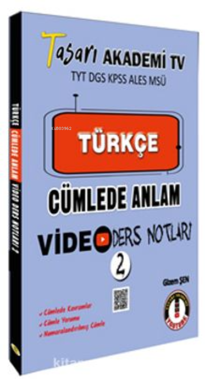 Türkçe;Cümlede Anlam Video Ders Notları 2
