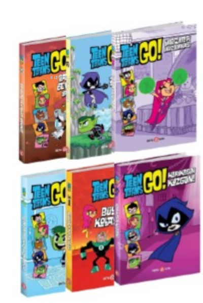  DC Comics Teen Titans GO Macera Seti 6 Kitap | DC Comics Teen Titans GO Macera Seti 6 Kitap | Güneş Çıgay | Güneş Çıgay | Je Bright | Beta Kids | 9786254580215 