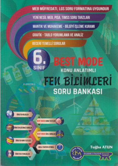  6 Sınıf Fen Bilimleri Best Mode Konu Anlatımlı Soru Bankası Gür Yayınları | Kolektif | Gür Yayınları | 9786057528773 | 
