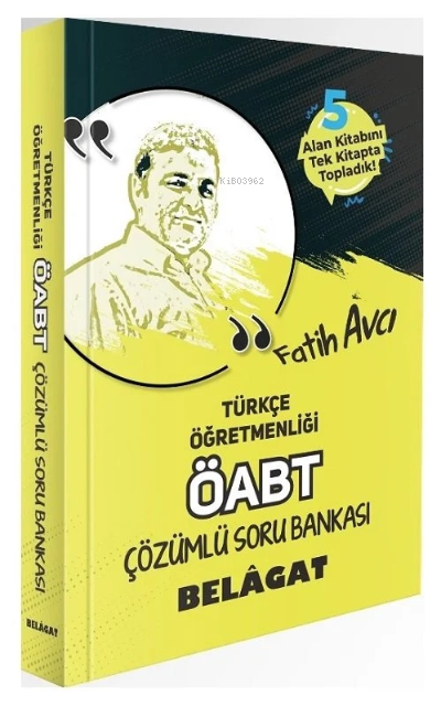Fatih Avcı ÖABT Türkçe Öğretmenliği Belagat Soru Bankası Çözümlü