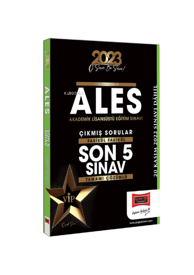  2023 ALES Tamamı Çözümlü Fasikül Fasikül Son 5 Sınav Çıkmış Sorular | 2023 ALES Tamamı Çözümlü Fasikül Fasikül Son 5 Sınav Çıkmış Sorular | Kolektif | Yargı Yayınevi | 9786254215827 