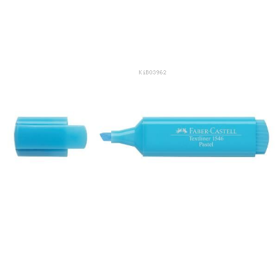  Faber Castell İşaretleme Kalemi (Textlıner 1546) (Soluk Mavi) (Pastel) (10 Lu) | Faber Castell | 4005400169414 | 