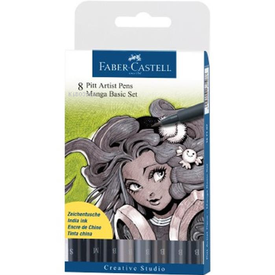  Faber Castell Çizim Seti (8 Pıtt) (Manga) (Blisterli) (16 71 07) | Faber Castell | 4005401671077 | 