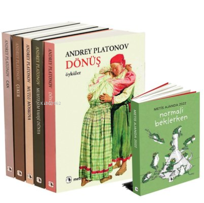 Andrey Platonov Seti 5 Kitap Takım - Metis Ajanda Hediyeli