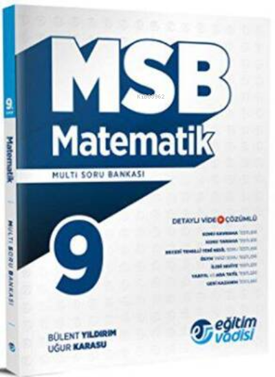  2023 9Sınıf Msb Matematık | 2023 9Sınıf Msb Matematık | Kolektif | Eğitim Vadisi Yayınları | 9786256911710 