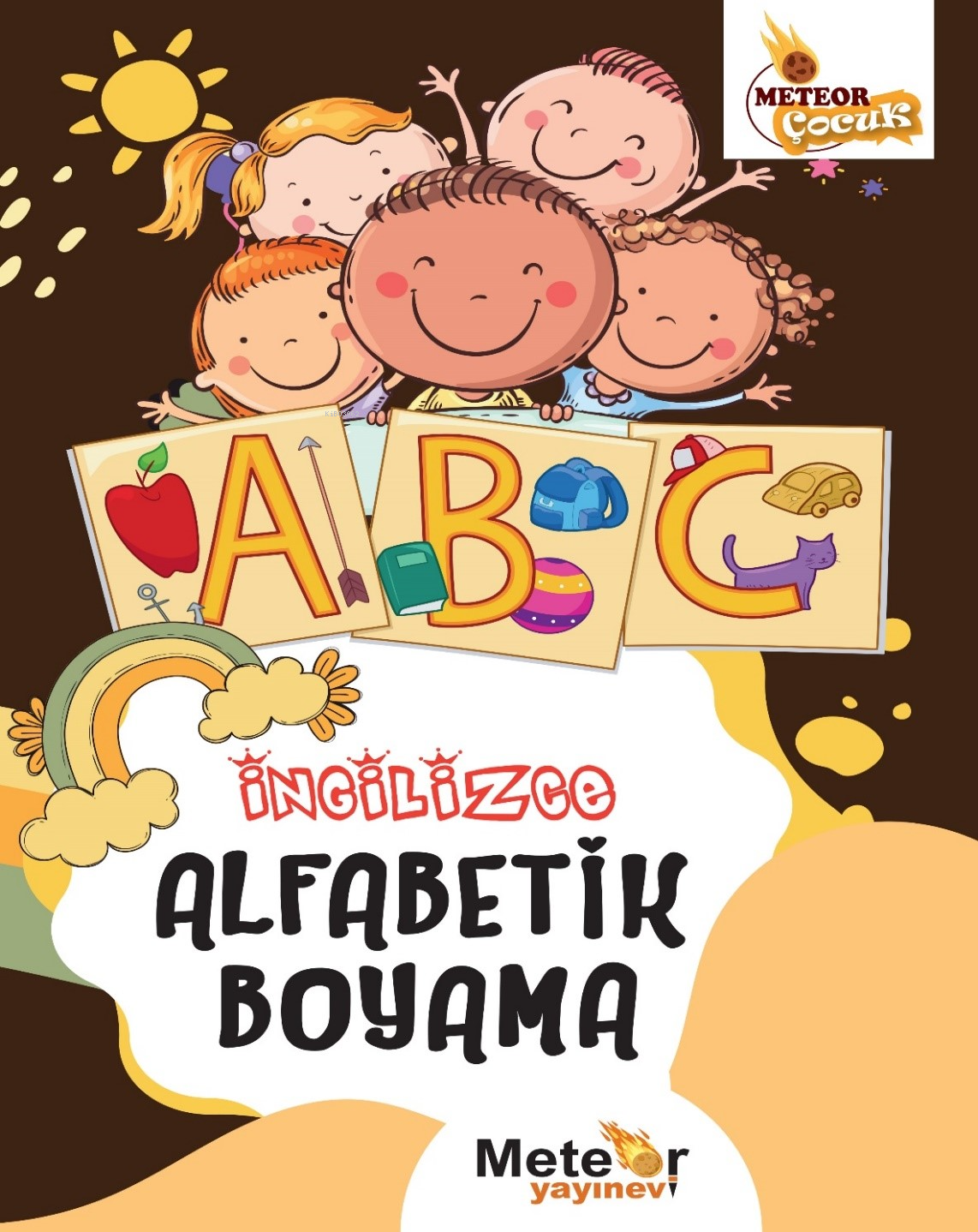  İngilizce Alfabetik Boyama Kitabı | İngilizce Alfabetik Boyama Kitabı | Kolektif | Meteor Yayınevi | 9786259883748 