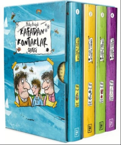  Kafadan Kontaklar Serisi (4 Kitap Kutulu Set Ciltsiz Bayi) | Kafadan Kontaklar Serisi (4 Kitap Kutulu Set Ciltsiz Bayi) | Philip Ardagh | Handan Sağlanmak Arlı | Parodi Bayilik | 8690101758232 