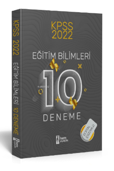 İsem 2022 Kpss Eğitim Bilimleri Dijital Çözümlü 10 Deneme