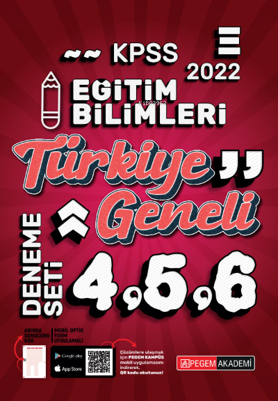  2022 KPSS Eğitim Bilimleri 456 (3lü Deneme) | 2022 KPSS Eğitim Bilimleri 456 (3lü Deneme) | Kolektif | Pegem Akademi Yayıncılık (Sınavlara Hazırlık) | 9780202148267 