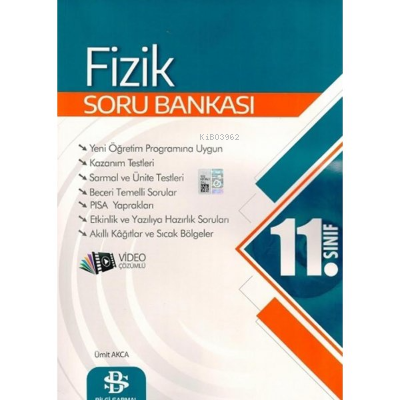  11 Sınıf Fizik Soru Bankası | 11 Sınıf Fizik Soru Bankası | Kolektif | Bilgi Sarmal | 9786257905602 