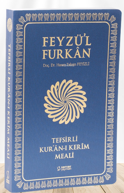 Feyzü'l Furkân Tefsirli Kur'ân-ı Kerîm Meali - Büyük Boy - İnce Cilt - Lacivert