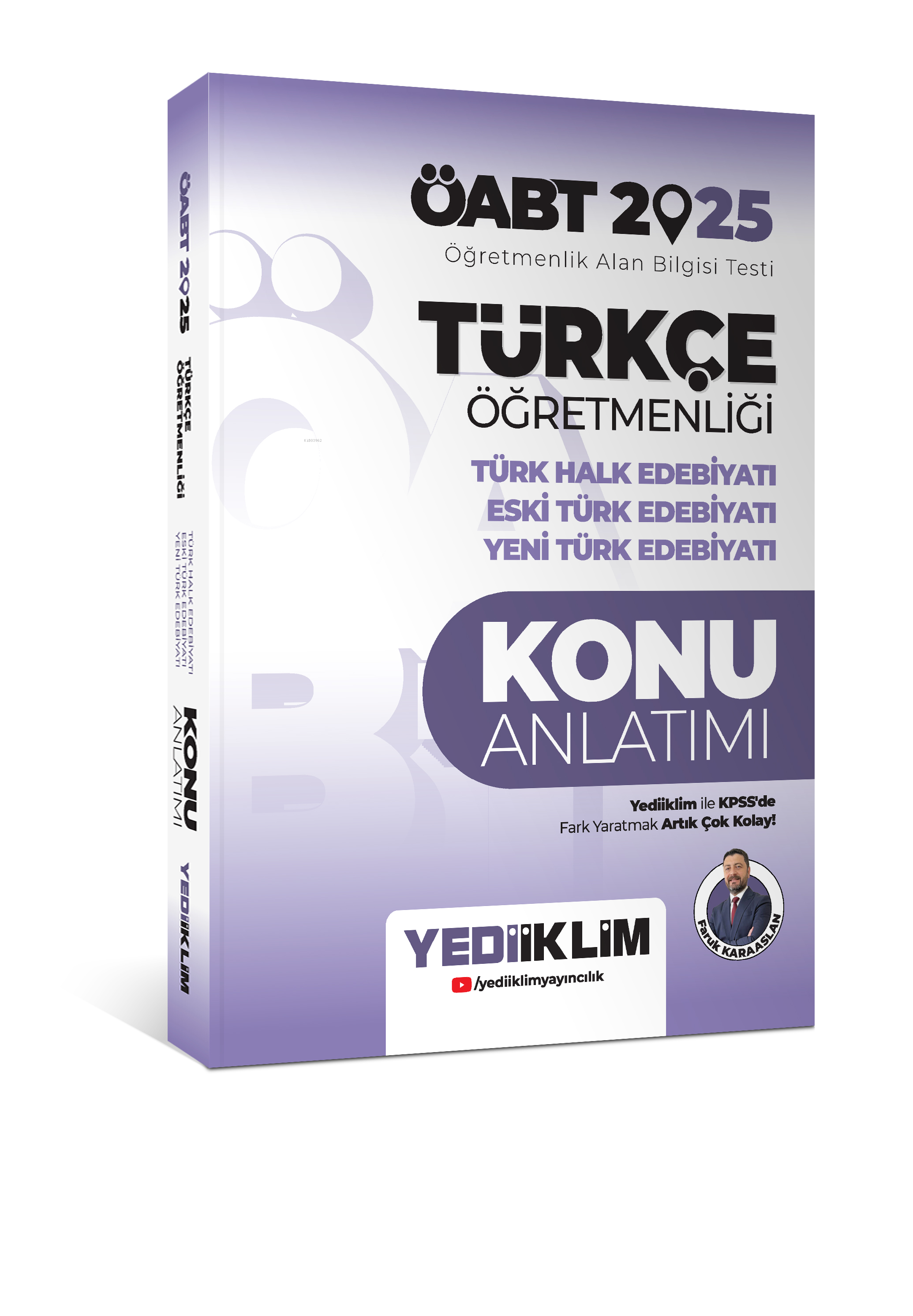 Yediiklim 2025 ÖABT Türkçe Öğretmenliği Türk Halk Edebiyatı Eski Türk Edebiyatı Yeni Türk Edebiyatı Konu Anlatımı