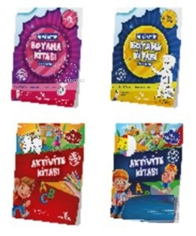  46 Yaş Okul Öncesi Aktivite Seti (4 Kitap) | Feyyaz Ulaş | Yeti Kitap | 9781524798659 | 