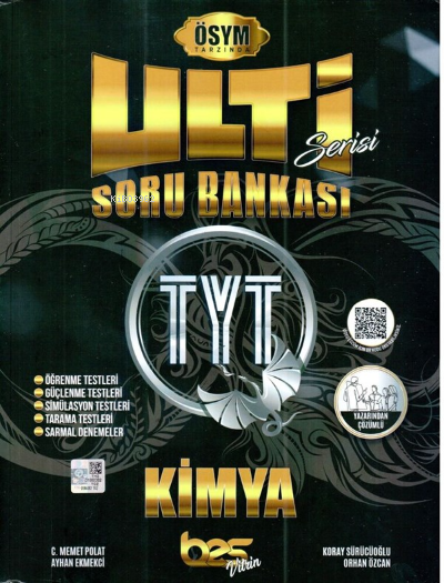  BES ULTİ TYT SORU BANKASI KİMYA 2022 | Kolektif | Bes Yayınları (Hazırlık) | 9786052624883 | 