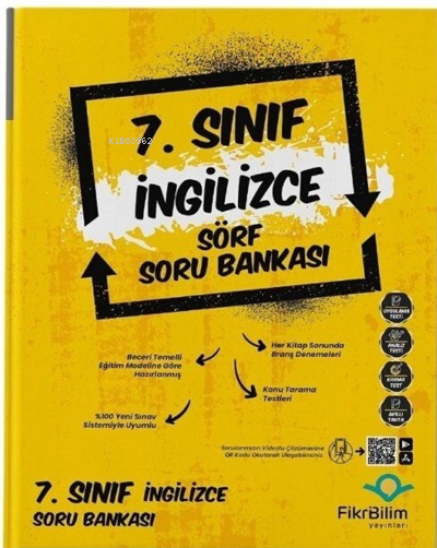 Fikri Bilim 7.Sınıf İngilizce Soru Bankası