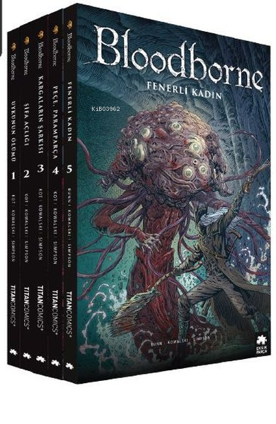  Bloodborne Serisi Seti 5 Kitap Takım | Bloodborne Serisi Seti 5 Kitap Takım | Ales Kot | Eksik Parça Yayınları | 9782004577740 