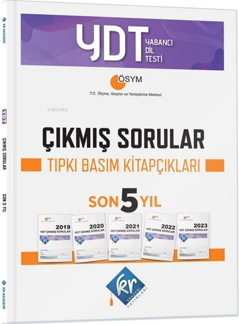 KR Akademi YDT Çıkmış Sorular Son 5 Yıl Tıpkı Basım Fasikülleri