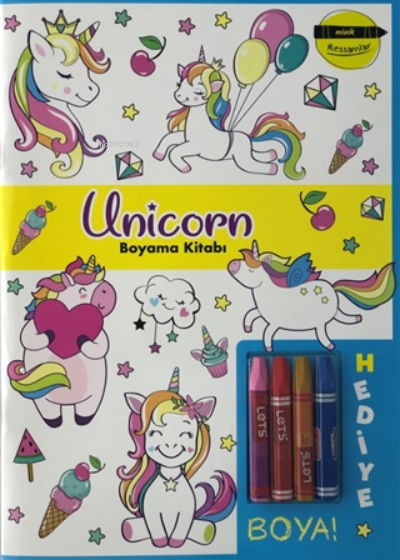 Unicorn Boyama Kitabı - Minik Ressamlar