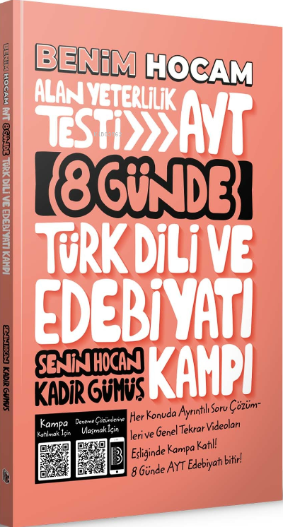 2022 AYT 8 Günde Türk Dili ve Edebiyatı Kampı