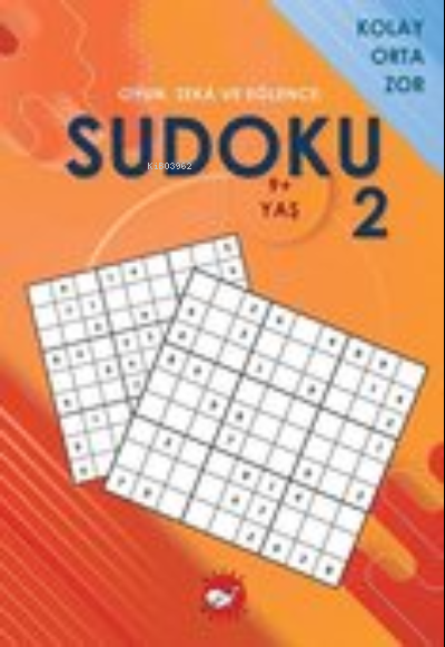 Oyun, Zeka ve Eğlence;Sudoku 2 Kolay, Orta, Zor (9+ Yaş)