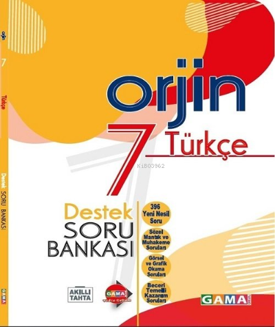 7.Sınıf Orjin Türkçe Destek Soru Bankası