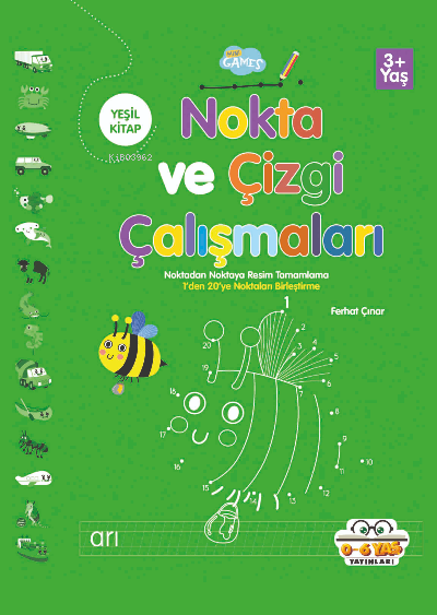 Nokta ve Çizgi Çalışmaları Yeşil Kitap