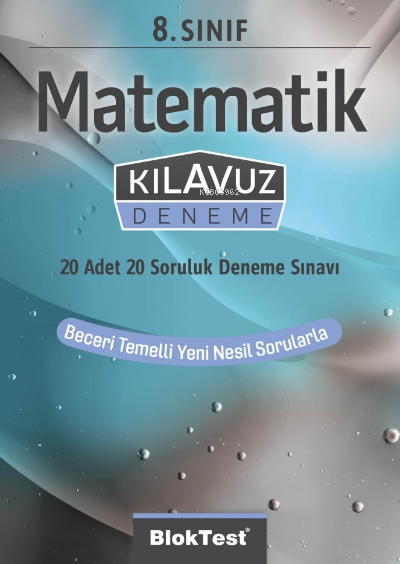  8Sınıf Bloktest Matematik Kılavuz Deneme | Kolektif | Bloktest Yayınları | 9789752418899 | 