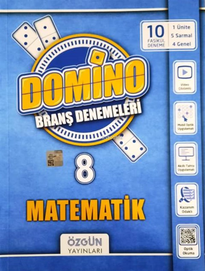  8 Sınıf LGS Matematik Domino Branş Denemeleri | Kolektif | Özgün Yayıncılık | 9786057678270 | 
