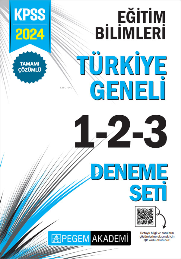 2024 KPSS Eğitim Bilimleri Tamamı Çözümlü Türkiye Geneli 1-2-3 (3'lü Deneme Seti)