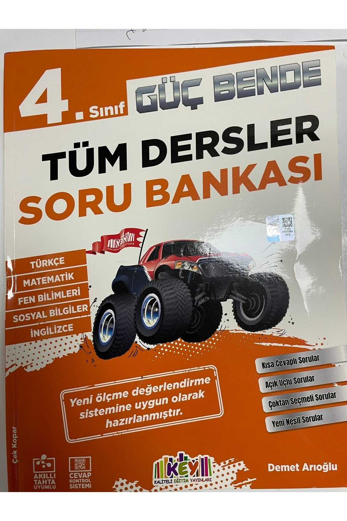  Kaliteli Eğitim Yayınları 4Sınıf Güç Bende Tüm Dersler Soru Bankası | Demet Arıoğlu | Kaliteli Eğitim Yayınları | 9786256761032 | 