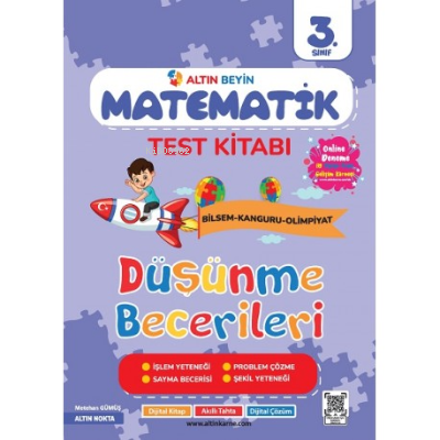 3. Sınıf Altın Beyin Matematik Test Kitabı