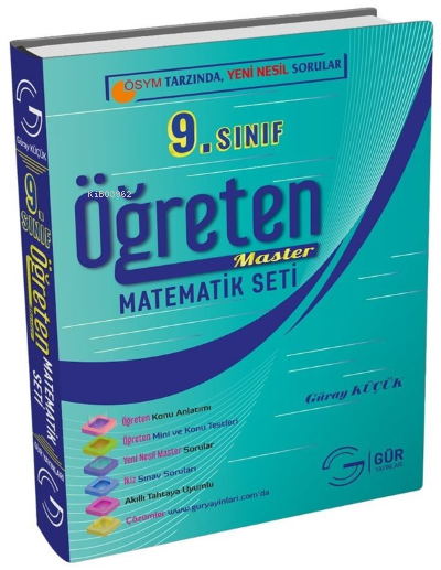  Gür Yayınları Er 9Sınıf Matematik Set | Güray Küçük | Gür Yayınları | 9786057528681 | 