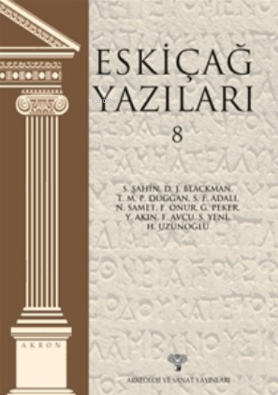 Eskiçağ Yazıları 8 - Akron 10