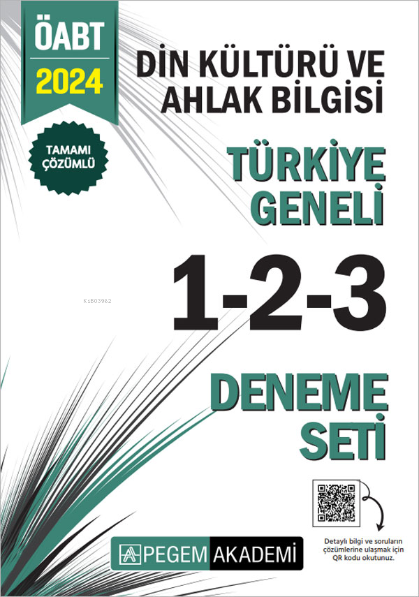 2024 KPSS ÖABT Din Kültürü ve Ahlak Bilgisi Tamamı Çözümlü Türkiye Geneli 1-2-3 (3'lü Deneme)