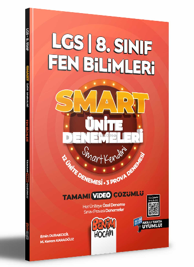 2022 LGS 8. Sınıf Smart Fen Bilimleri Deneme Sınavları