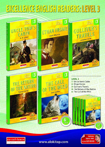  Excellence English Readers Set Level 3 ( 5 Kitap ) | Excellence English Readers Set Level 3 ( 5 Kitap ) | Kolektif | Excellence Publishing | 9789754503071 