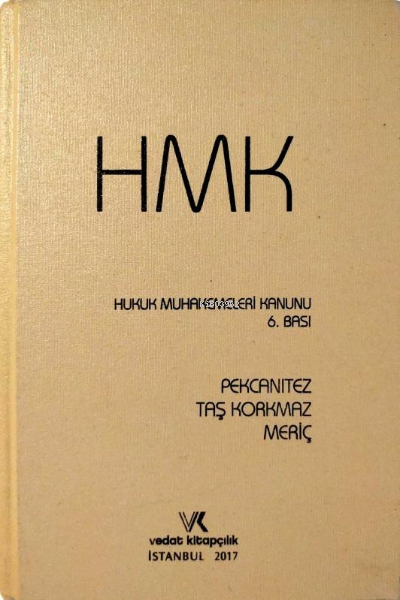  Hmk Hukuk Muhakemeleri Kanunu | Nedim Meriç | Vedat Kitapçılık | 9786059263757 | 